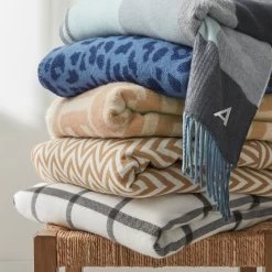 Italian Windowpane Throw Blanket | 4 19 Italian Windowpane Throw Blanket | 4 -Grocery Store italian throw blanket 1 c 3