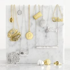 Sarah Chloe Sophia Medallion | 8 -Grocery Store izara cutout personalized necklace c 1