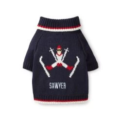 Jumping Skier Dog Sweater | 5