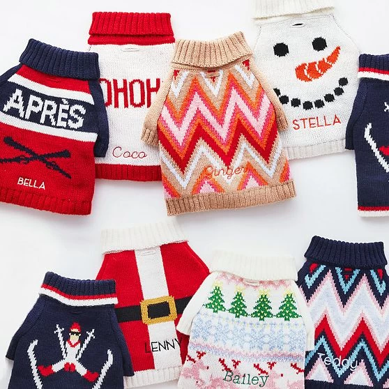 Chevron Knit Dog Sweater | 10 6 Chevron Knit Dog Sweater | 10 - Image 4