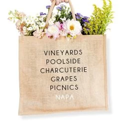 Jute City Tote | 6 -Grocery Store jute city tote 1 c