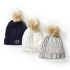 Kids Cable Knit Pom Pom Hat | 3 -Grocery Store kids cable knit pom pom hat 1 c