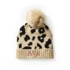 Kids Leopard Pom Pom Hat | 1 -Grocery Store kids leopard pom pom hat c