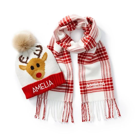 Kids Scarf And Reindeer Hat Gift Set | 1 3 Kids Scarf And Reindeer Hat Gift Set | 1
