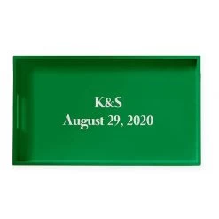 Lacquer Rectangle Serving Tray | 6 -Grocery Store lacquer rectangle serving tray c 2