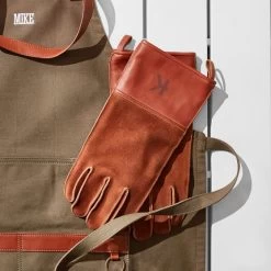 Leather And Suede BBQ Gloves | 2