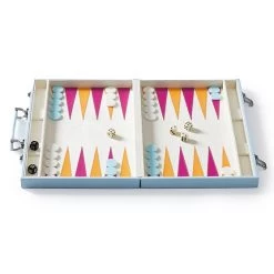 Leather Backgammon Set | 4 -Grocery Store leather backgammon set c 3