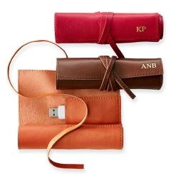 Leather Charger Roll Up | 8 -Grocery Store leather charger roll up c 3