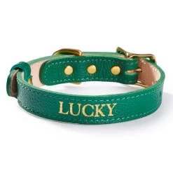 Leather Dog Collar | 24 -Grocery Store leather dog collar c 2