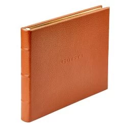 Leather Guest Book | 5 -Grocery Store leather guest book 1 c 2
