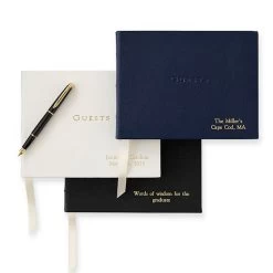 Leather Guest Book | 5 -Grocery Store leather guest book c 1