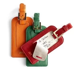 Leather Luggage Tag | 8 -Grocery Store leather luggage tag c 2