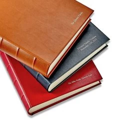 Leather Photo Album | 3 -Grocery Store leather photo album c 1