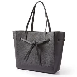 Leather Tie Tote | 1 -Grocery Store leather tie tote 1 c 1