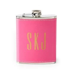 Leather Wrapped Flask | 5 -Grocery Store leather wrapped flask 1 c 2