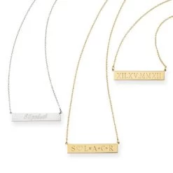 Leigh Bar Necklace | 2