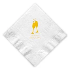 Letterpress Cocktail Napkins | 2 -Grocery Store letterpress cocktail napkins c 2