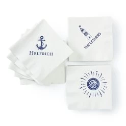 Letterpress Cocktail Napkins | 2 -Grocery Store letterpress cocktail napkins c 3