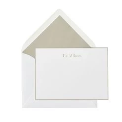 Letterpress Stationery, Set Of 50, Solid | 8 -Grocery Store letterpress stationery set of 50 solid c 3