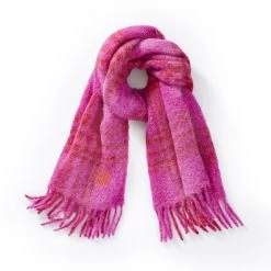 Lightweight Italian Plaid Scarf | 3 -Grocery Store lightweight italian plaid scarf c 2