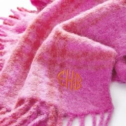 Lightweight Italian Plaid Scarf | 3 -Grocery Store lightweight italian plaid scarf c 3