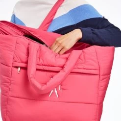 Lightweight Packable Puffer Tote | 7 -Grocery Store lightweight packable puffer tote 1 c 1