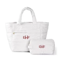 Lightweight Packable Puffer Tote And Pouch Gift Set | 3 -Grocery Store lightweight packable puffer tote and pouch gift set c 2