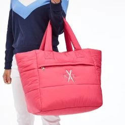 Lightweight Packable Puffer Tote | 7 -Grocery Store lightweight packable puffer tote c 2