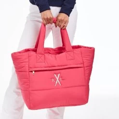 Lightweight Packable Puffer Tote | 7 -Grocery Store lightweight packable puffer tote c 3