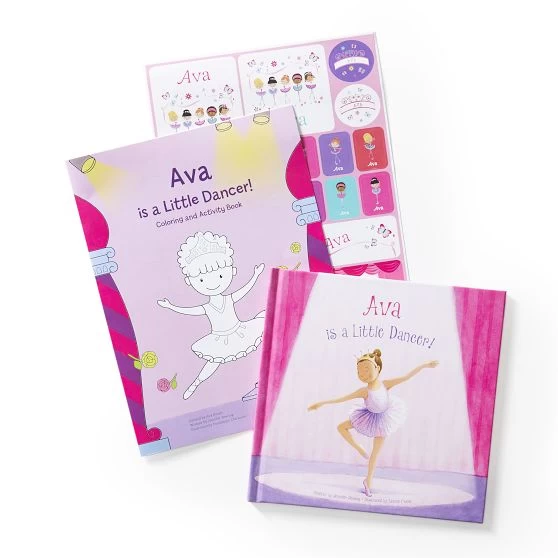 "Little Dancer" Personalized Children's Book And Sticker Gift Set | 1 3 "Little Dancer" Personalized Children's Book And Sticker Gift Set | 1