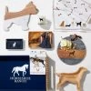 Mango Wood Dog Silhouette Catchall | 2 -Grocery Store mango wood dog silhouette catchall c 1