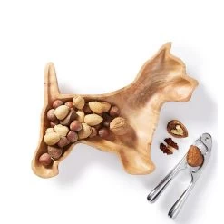 Mango Wood Dog Silhouette Catchall | 2 -Grocery Store mango wood dog silhouette catchall c 3