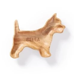 Mango Wood Dog Silhouette Catchall | 2 -Grocery Store mango wood dog silhouette catchall c 4