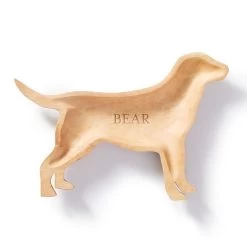 Mango Wood Dog Silhouette Catchall | 2 -Grocery Store mango wood dog silhouette catchall c 5