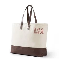 Mark & Graham X Steele Canvas & Leather Tote | 1 -Grocery Store mark graham x steele canvas leather tote 1 c