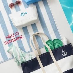 Mark & Graham X Steele Stripe Waterproof Tote | 3 -Grocery Store mark graham x steele stripe waterproof tote c 5