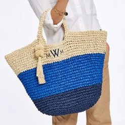 Maui Straw Beach Bag | 2 -Grocery Store maui straw beach bag c 1