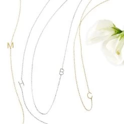 Maya Brenner Asymmetrical Initial Necklace | 30 -Grocery Store maya brenner asymmetrical initial necklace 1 c