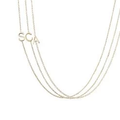 Maya Brenner Asymmetrical Initial Necklace | 30 -Grocery Store maya brenner asymmetrical initial necklace c 2
