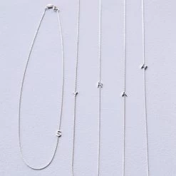 Maya Brenner Asymmetrical Initial Necklace | 30 -Grocery Store maya brenner asymmetrical initial necklace c 5