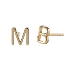 Maya Brenner Initial Earring | 4 -Grocery Store maya brenner initial earring c 2