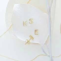 Maya Brenner Initial Earring | 4 -Grocery Store maya brenner initial earring c 4