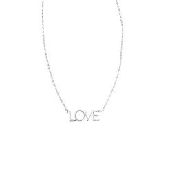 Maya Brenner Pendant Necklace, "Love" | 1 -Grocery Store maya brenner pendant necklace love c