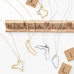 Maya Brenner State Necklace | 2