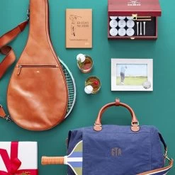 Graham Leather Tennis Racket Cover | 1 7 Graham Leather Tennis Racket Cover | 1 -Grocery Store mercer waxed canvas pickleball bag c 5