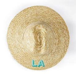 Monogram Mary Straw Hat | 1 -Grocery Store monogram mary straw hat 2 c