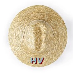 Monogram Mary Straw Hat | 1 -Grocery Store monogram mary straw hat c 5