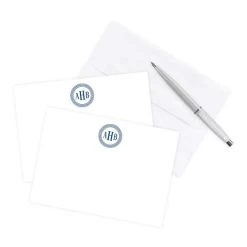 Monogrammed Correspondence Cards, Set Of 25 | 1
