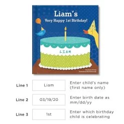 “My Very Happy Birthday” Personalized Children’s Book | 2 -Grocery Store my very happy birthday personalized childrens book c 2