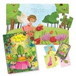 "My Very Own Fairytale" Personalized Children's Book, Puzzle And Card Game Gift Set | 1